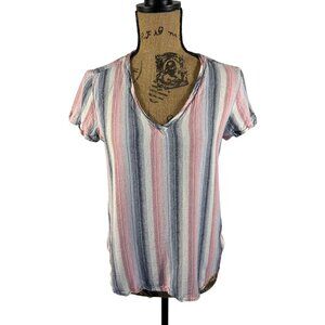 Cloth & Stone   S Pink, Blue   Rayon, Linen